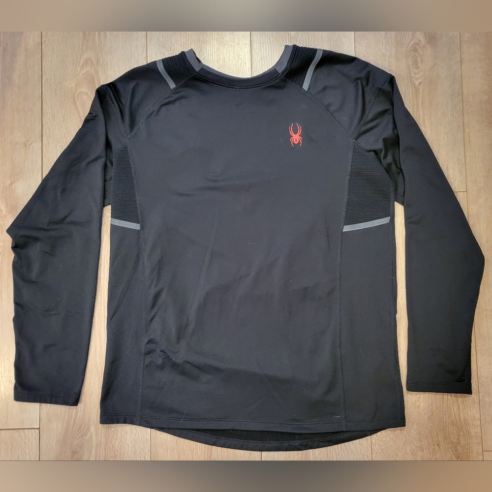 Spyder Men's Black Long Sleeve Shirt